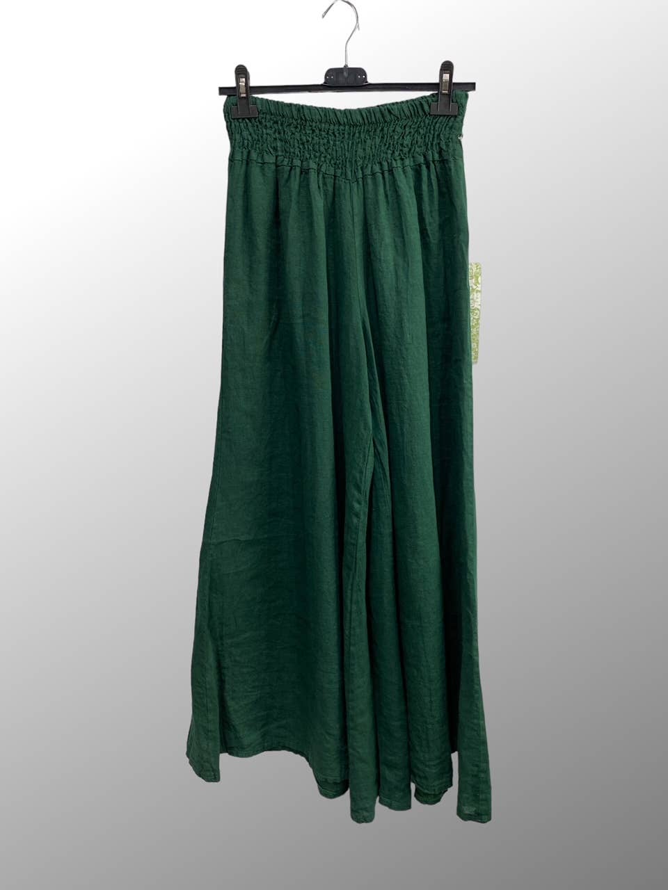 la maison des fibres naturelles - Wholesale Pants - Women's - Flared linen trousers 66031 100%LINEN70