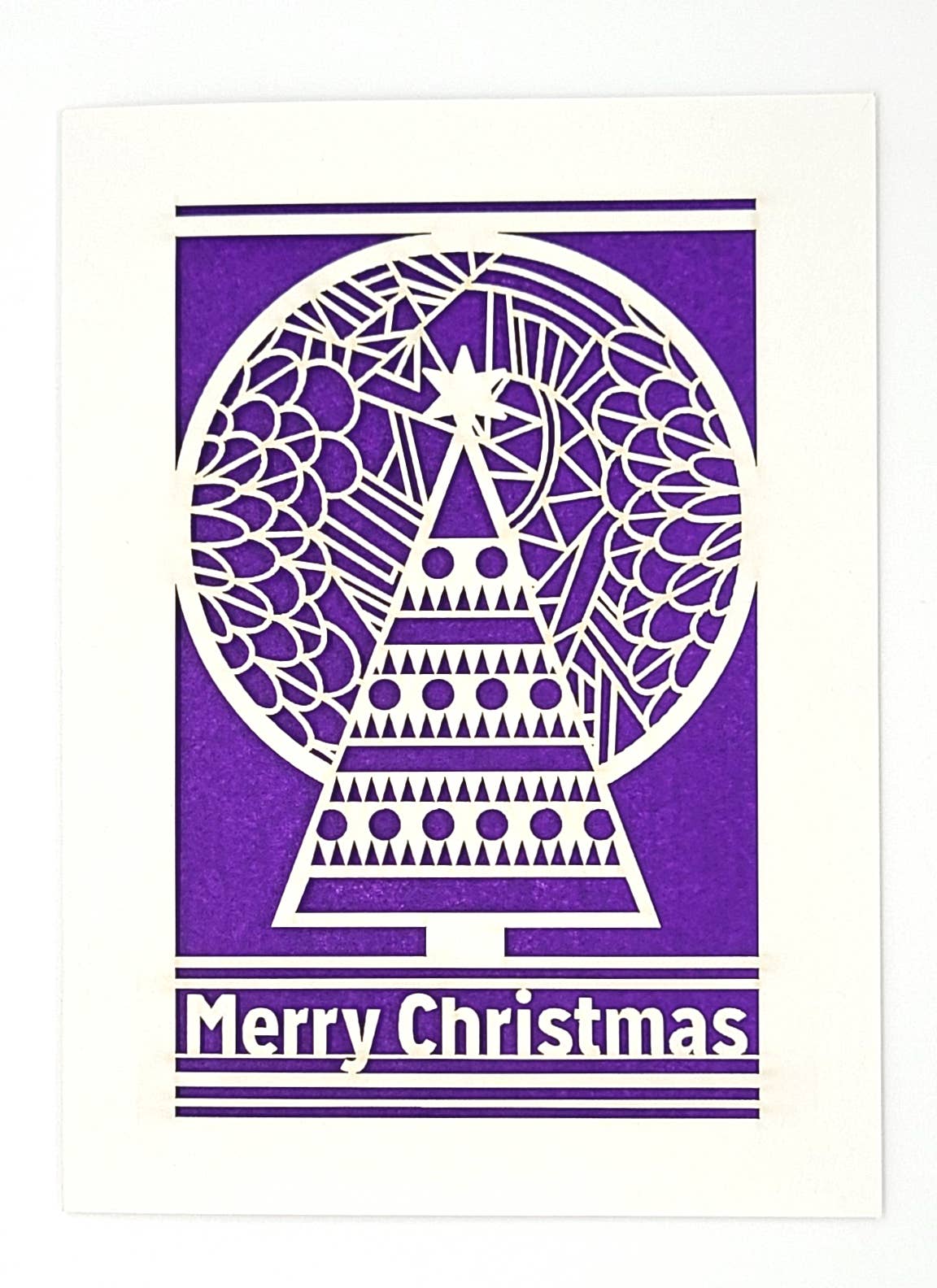 two hermanas – Großhandel Weihnachtskarte – Frohe Weihnachten - Baum und Mond4