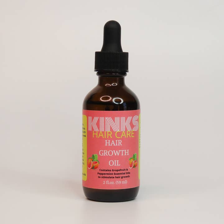 Hair Growth Oil- Grapefruit & Mint for wholesale by Kinks Hair Care