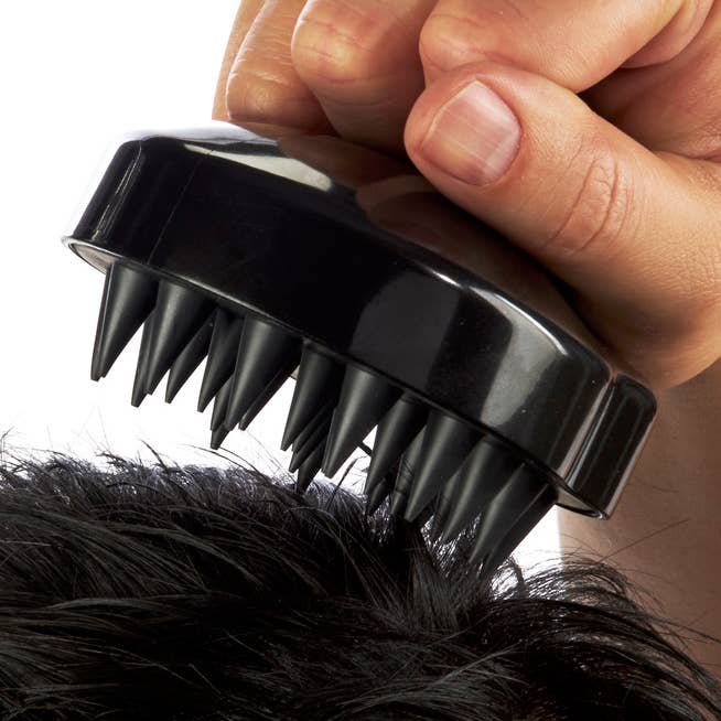 PP/TPR Scalp Massager,Black for wholesale by Astral