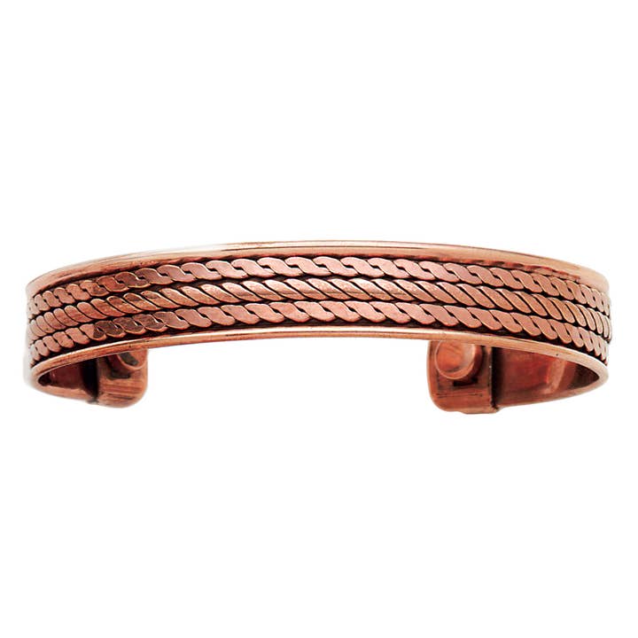 Triloka - Wholesale Cuff Bracelet - Copper w/Magnets Bracelet