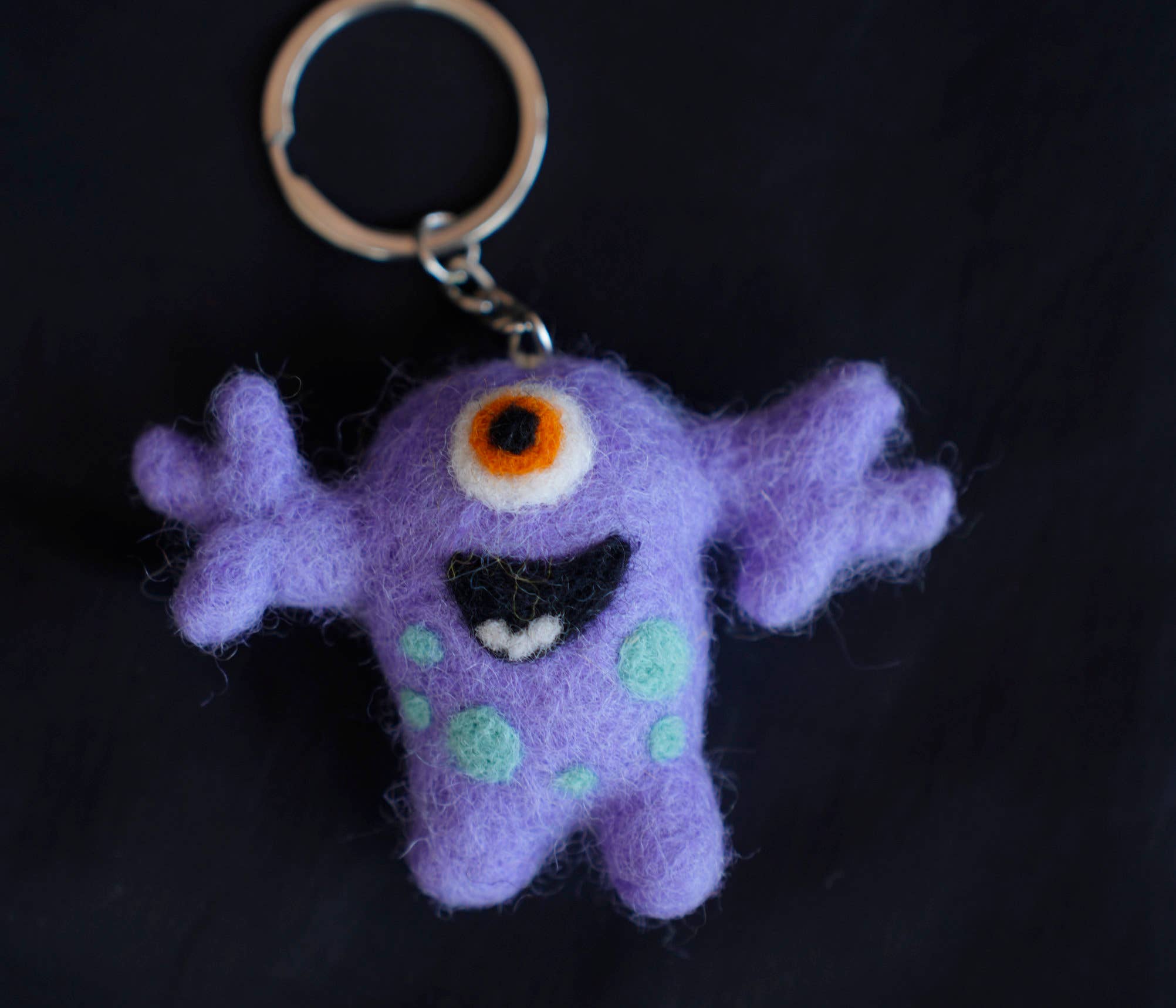 Everest Pet Supply & Gifts – wholesale Keychain – Unisex – Felted Monsters Keychain , Handmade, 100% Wool   2