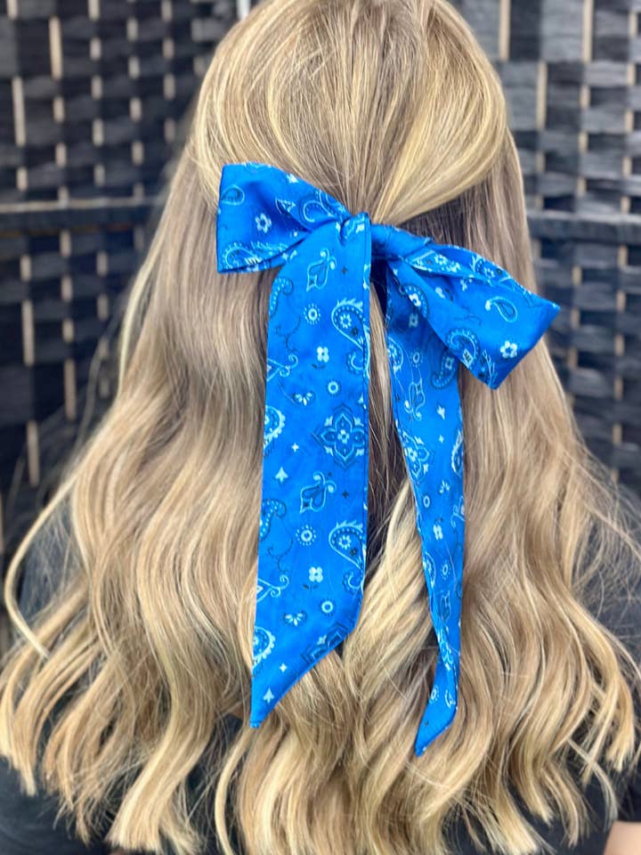Bandana Babe Blue Latigo for wholesale by Sterling Kreek