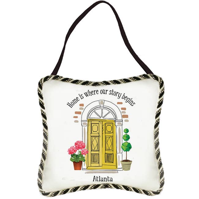 Door Knocker - Thuis begint ons verhaal (naam laten vallen) voor wholesale door Mariasch Studios