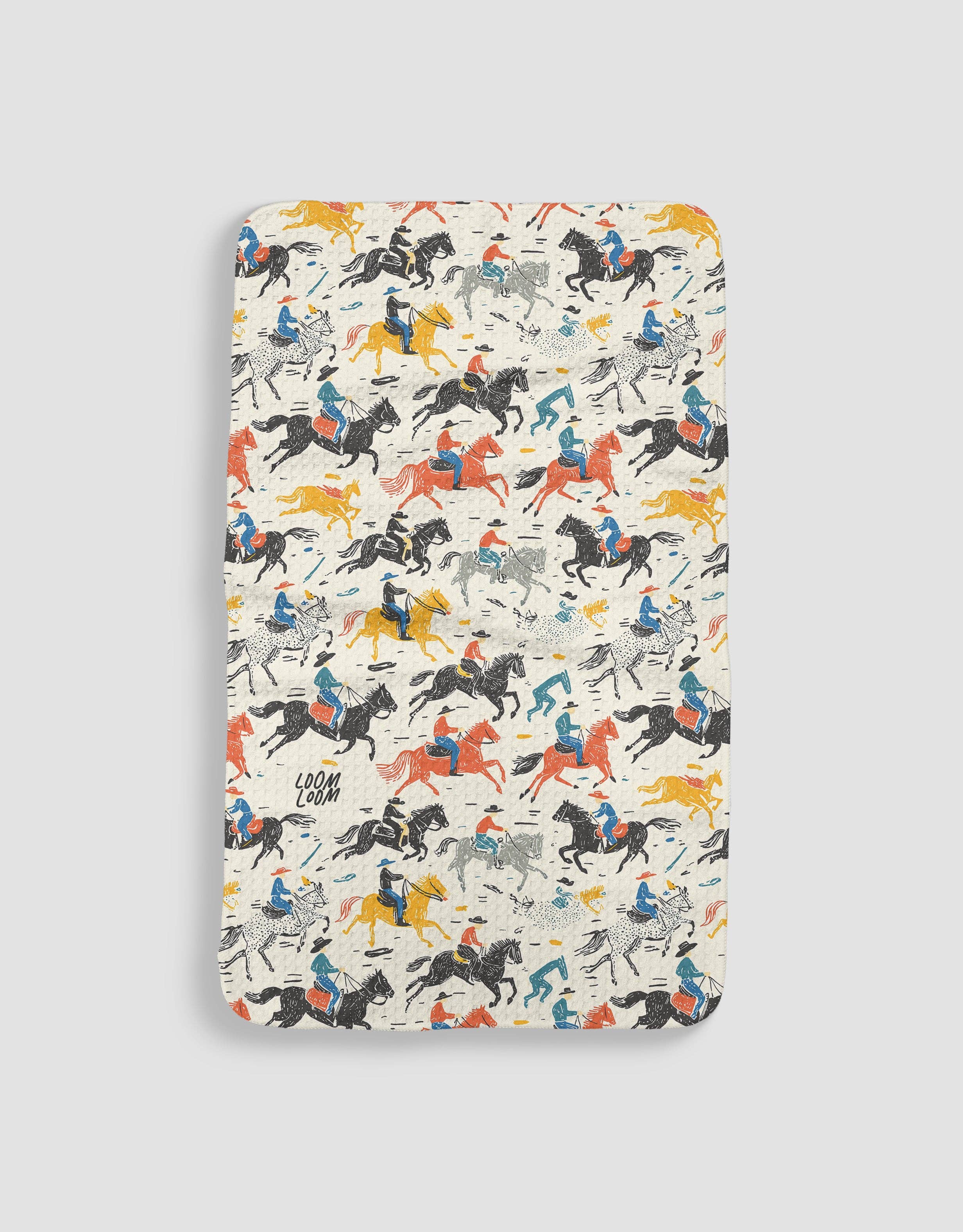 Loom Loom – Engroshandel Viskestykke – Farverige cowboys1