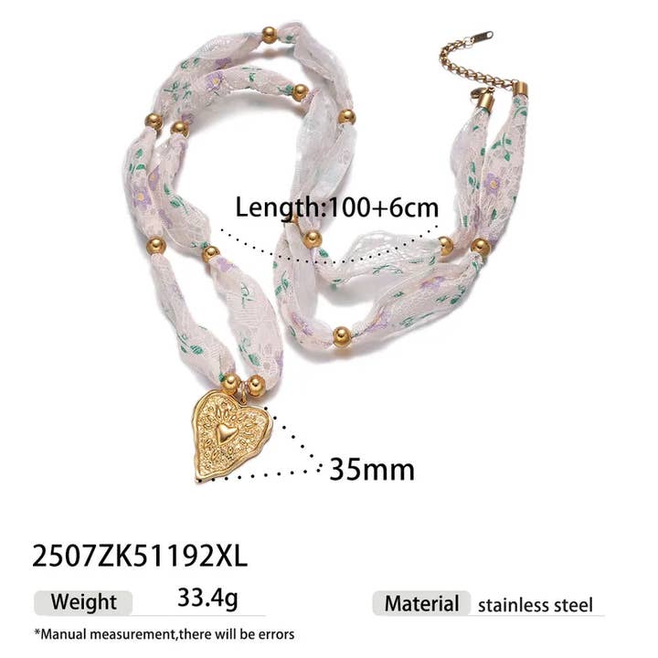 Sweet Cherry Sky - Wholesale Pendant/Charm Necklace - Bandana Necklace with Charm Pendants Jewelry1