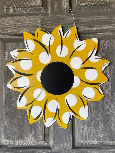 Outdoor Metal Art Sunflower for wholesale by Steel Southern Designs