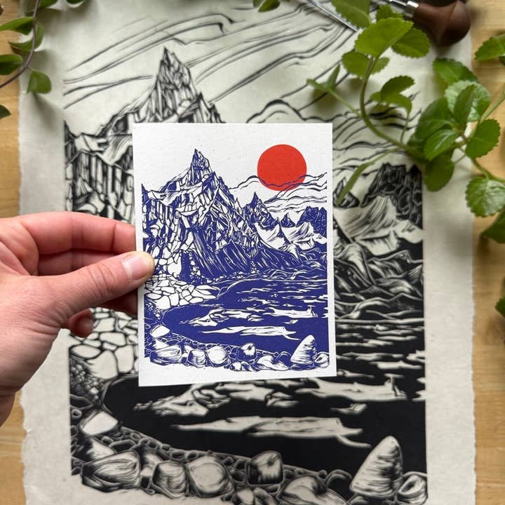 Adrift Prints - Wholesale Everyday Greeting Card - Hatcher Pass Greeting Card1