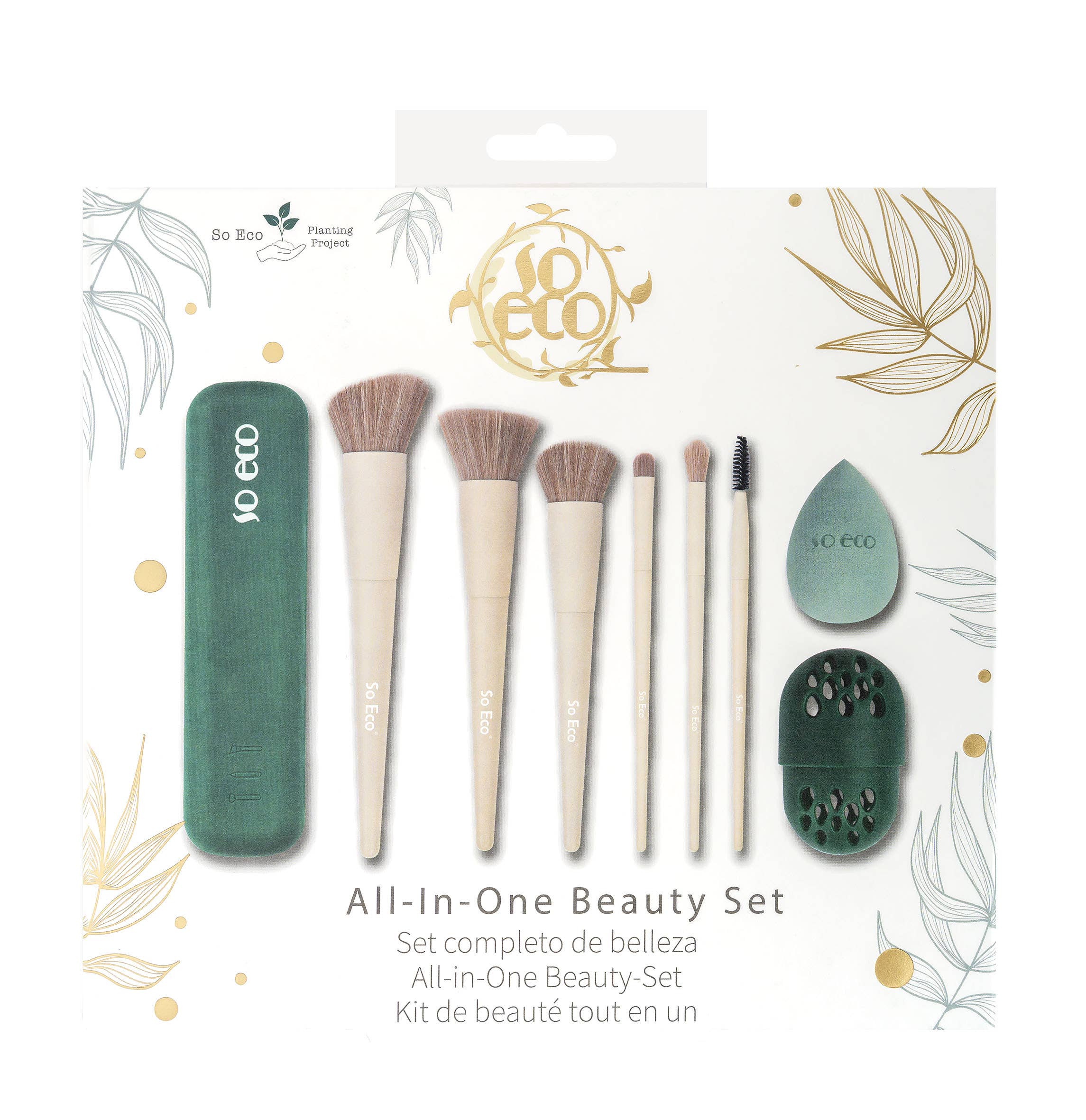 Soinvogue - Wholesale Makeup Brush Set - So Eco All-In-One Beauty Set