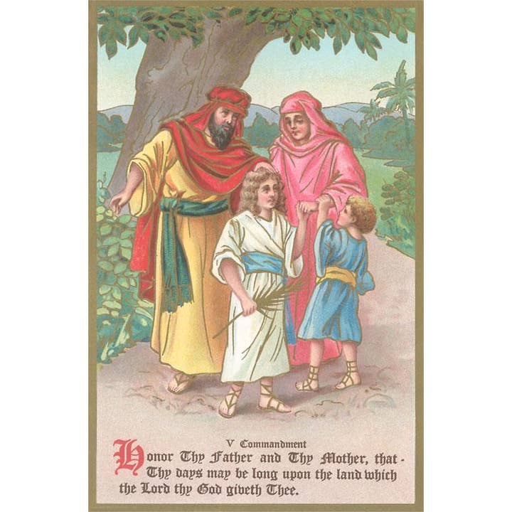 Found Image Press - Wholesale Sticker - Sticker RG-88 Fifth Commandment Illustration