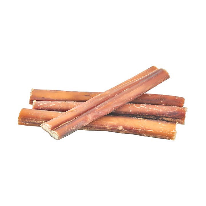 All Natural Dog Chew Plain Bully Sticks - 6 Inches for wholesale by PetYupp