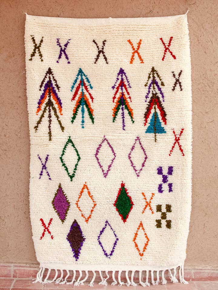 Tapis en laine marocain tissé à la main – 21 pour la vente par Maison Berber