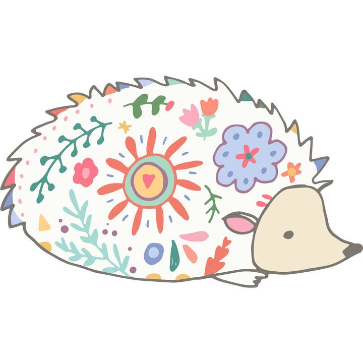 AUTOCOLLANT HÉRISSON pour la vente par Stickerlishious