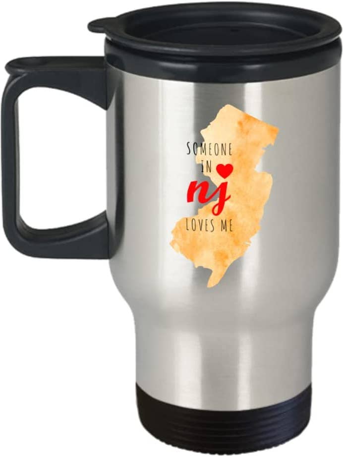 New Jersey Travel mug for wholesale by CustomHappy