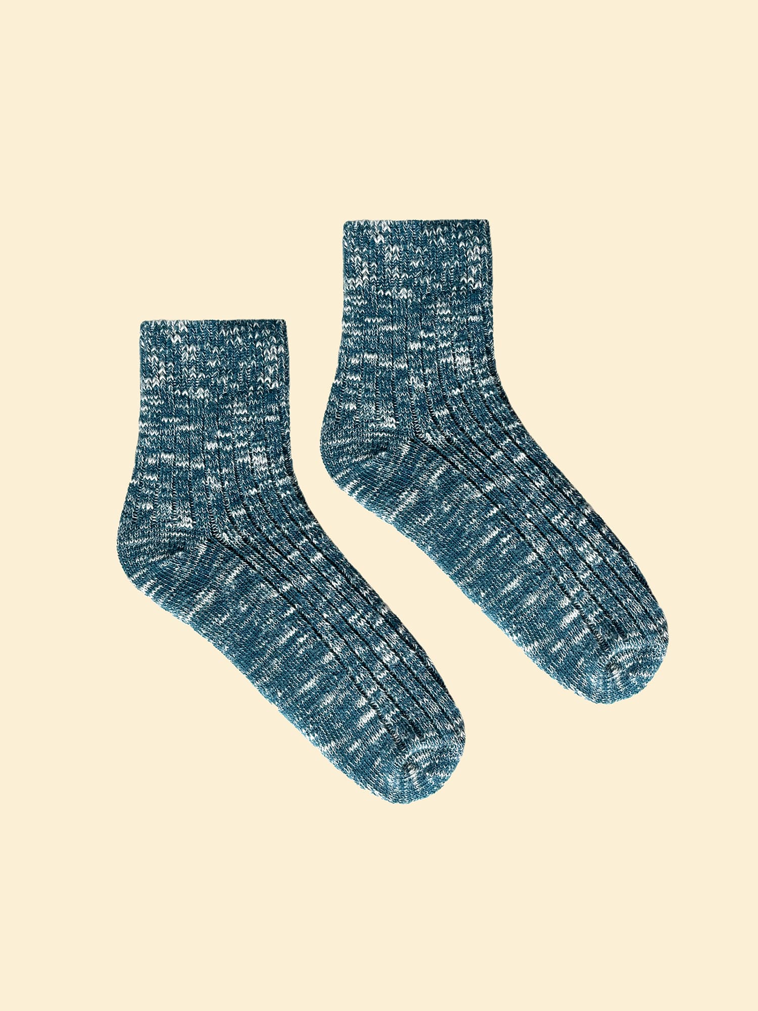 Blue Chunky Knit Socks - Regular Length for wholesale on Faire5