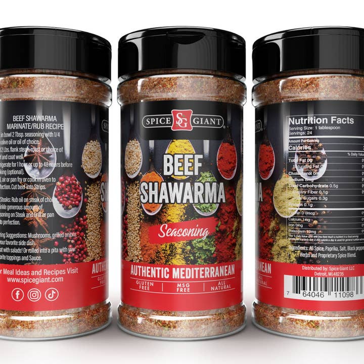 Spice Giant – wholesale Torkad kryddblandning – Nötkött Shawarma kryddor