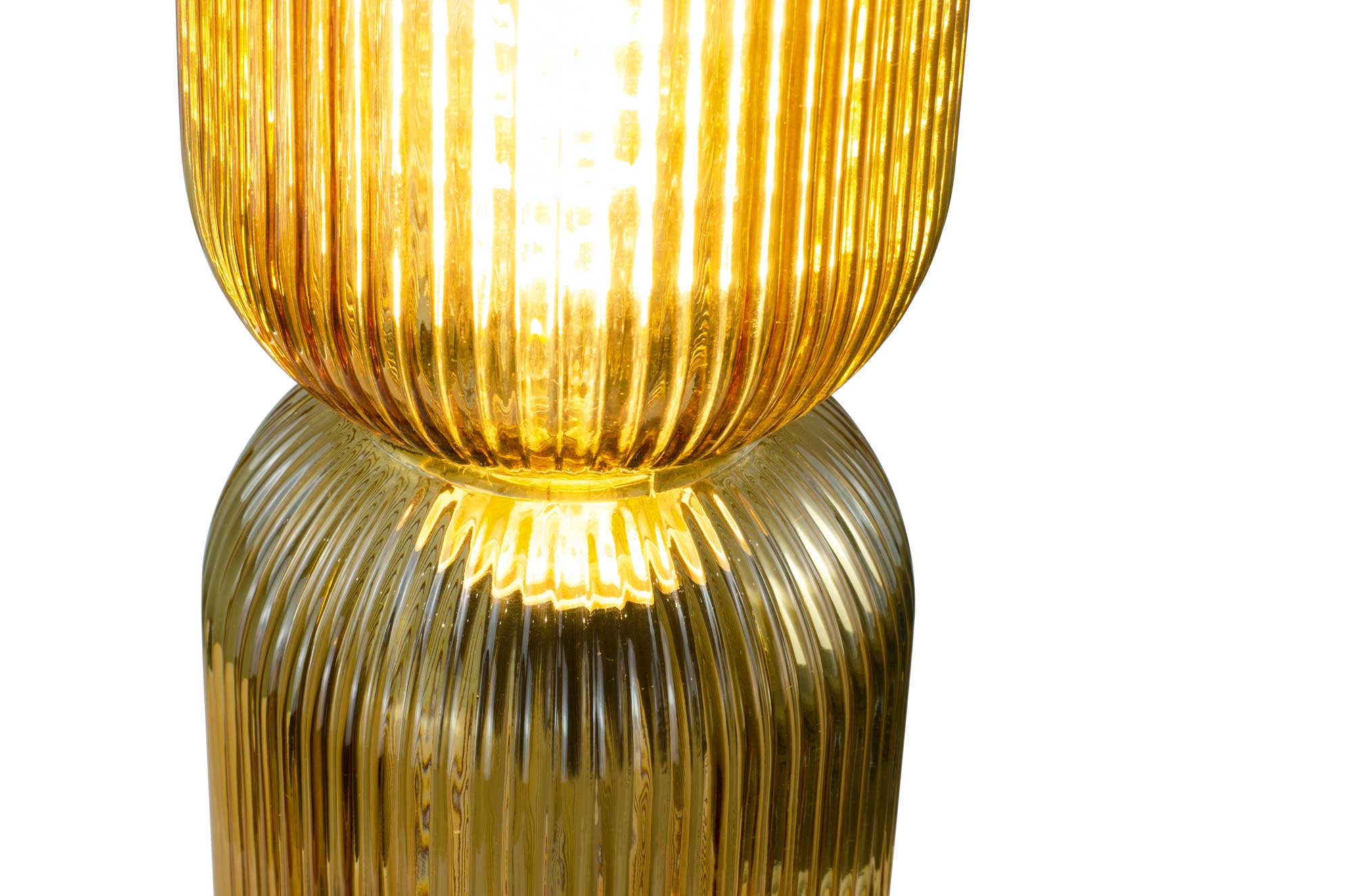 C-Création – Großhandel Stehlampen – Charmy farbige Tischlampe aus geriffeltem Glas15