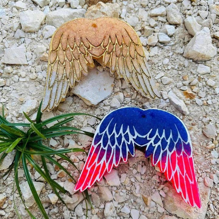 **Op maat gemaakte** engelenvleugels auto-verfrisser voor wholesale door Southern Creek Wholesale