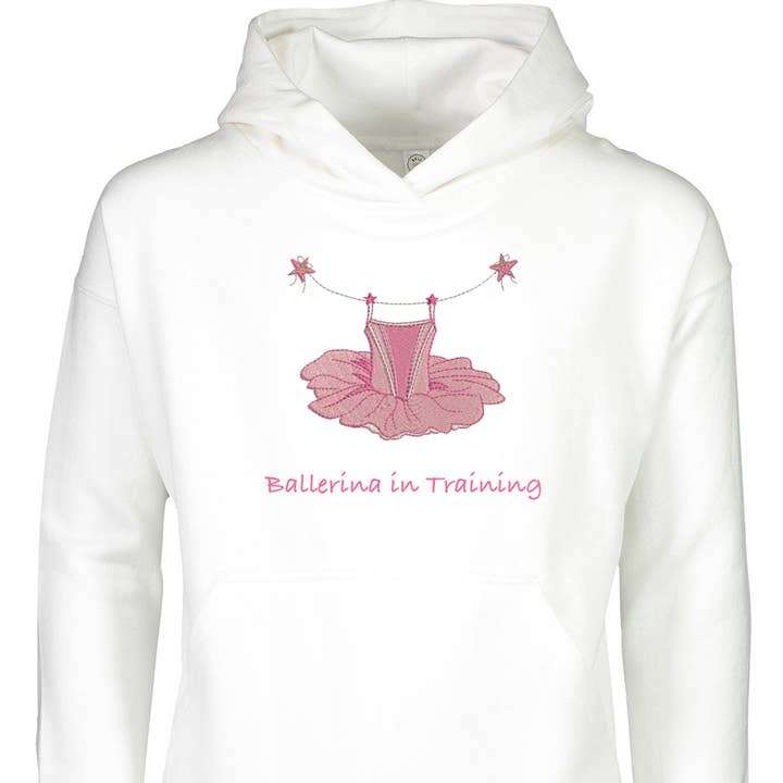 Ballerina in Training Ballet-hættetrøjer Ungdoms- og voksenstørrelser for engroshandel hos Dancer.NYC