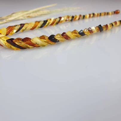AmberLithuania – Großhandel Perlenkette – Bernsteinkette echte baltische Bernstein-Edelstein-Halskette für Erwachsene4