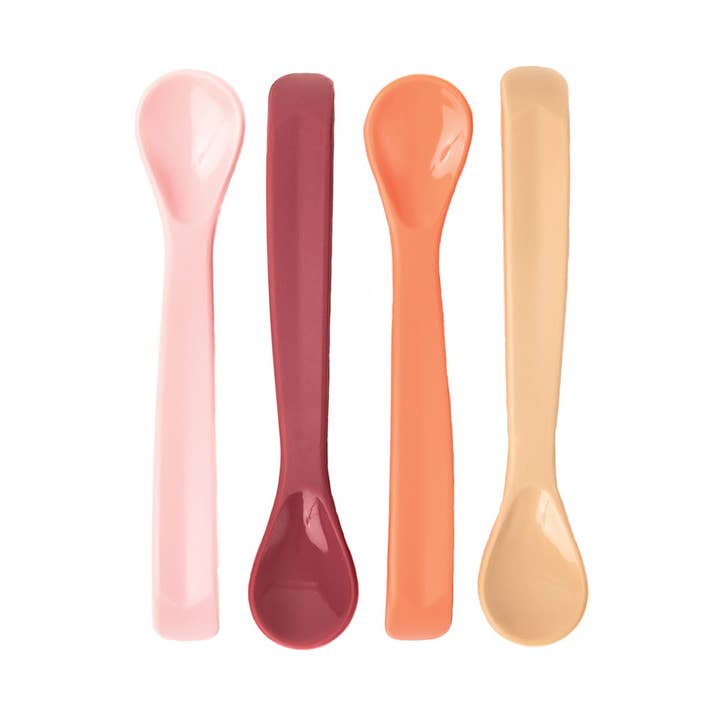 TINY TWINKLE - Pack of 4 Girl Silicone Spoons for wholesale by Idea Gioconda