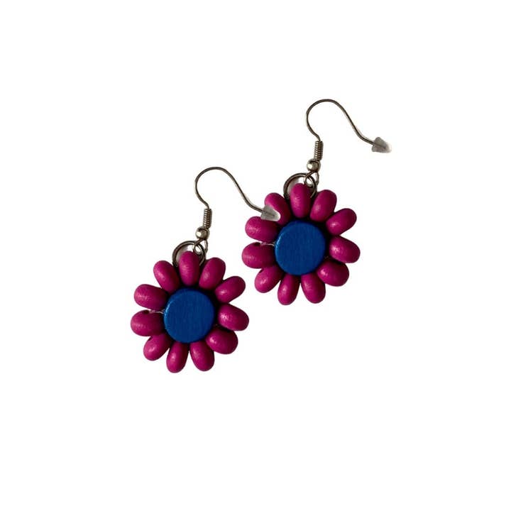 Bijondo - Wholesale Dangle Earrings - Blume Wooden Earrings3