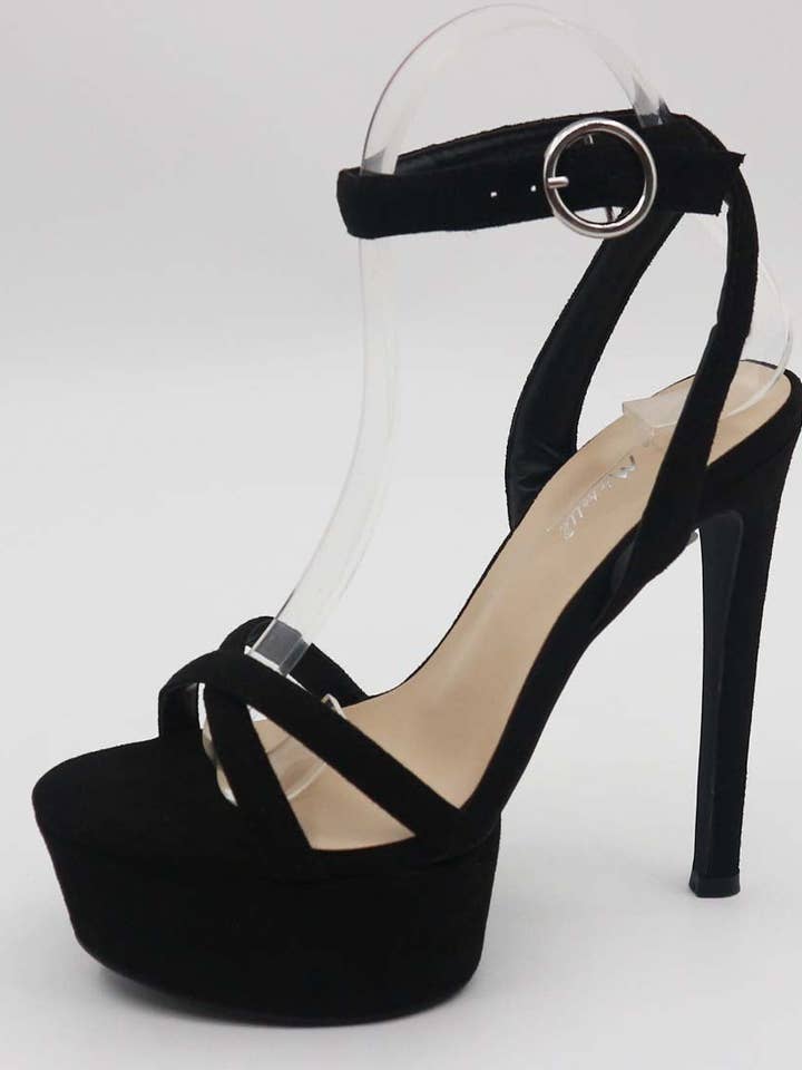 Mars Sky Shoes Wholesale - Wholesale Platform Heels - Women's - Anne Michelle KNOCKOUT-01 Women Platform Heeled Dress Sandal