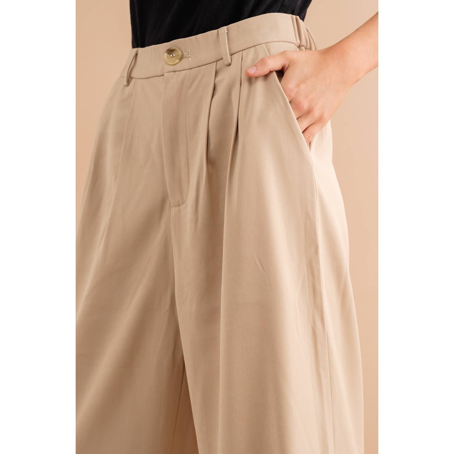 Sweet Generis – Großhandel Hose – Damen – WEITE HOSE MIT HOHER TAILLE5