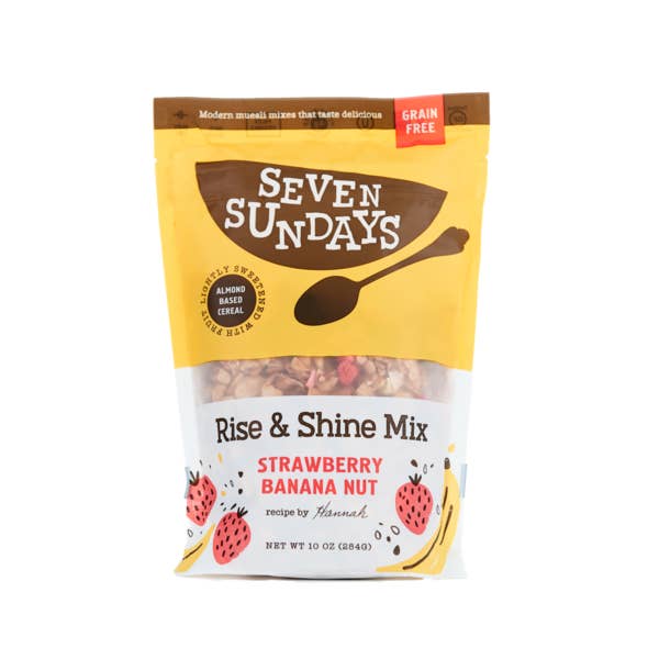 Rise & Shine Strawberry Grain Free Muesli for wholesale by Seven Sundays
