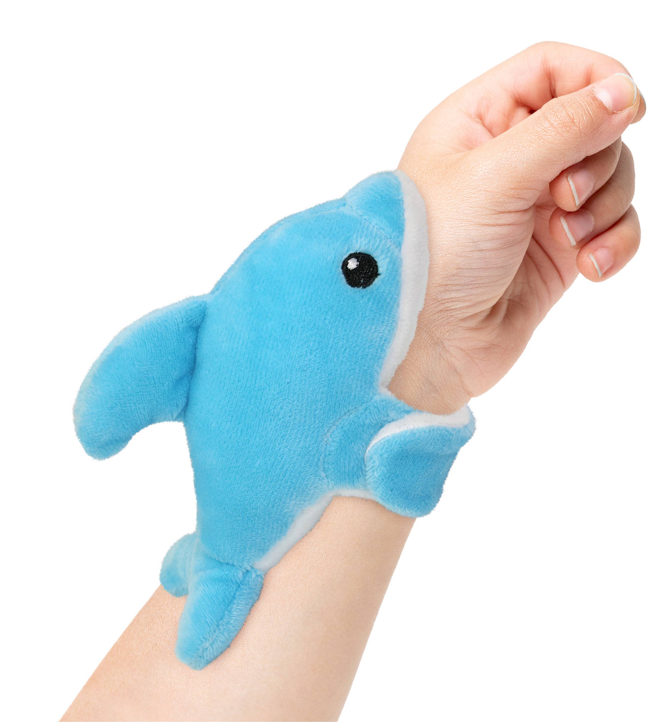 Cota Global - Wholesale Stuffed/Plush Toy - Kids & Baby - Slap Bracelet Plush - Dolphin