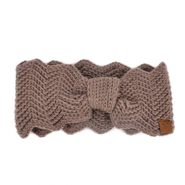 Selini New York - Wholesale Fashion Headband - Women's - Women's Knotted Knit Winter Head Band