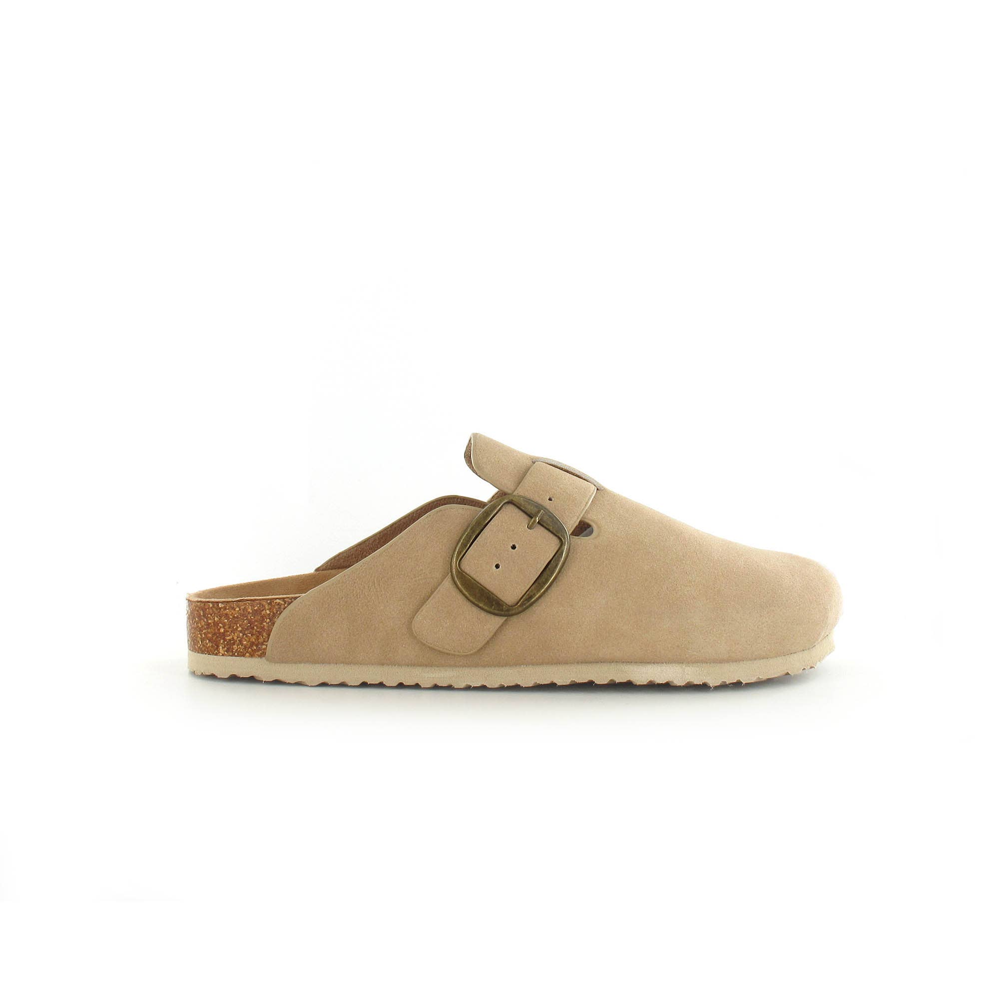 Ella Shoes Ltd – Großhandel Schlappen – Damen – Alice – Komfortable Mules aus Kunstwildleder mit verstellbarer Metallschnalle8