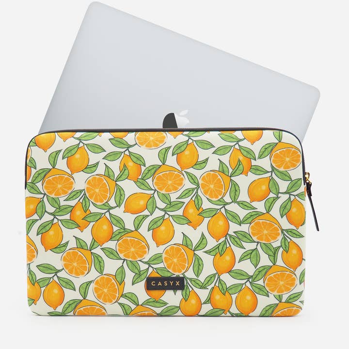 CASYX - Wholesale Laptop/Tablet Case - Women's - Retro oranges - laptop sleeve
