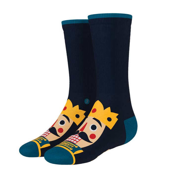 Shinesty, Inc - Wholesale Socks – Unisex - The Nut King | Nutcracker Heel Hammock™ Crew Socks3