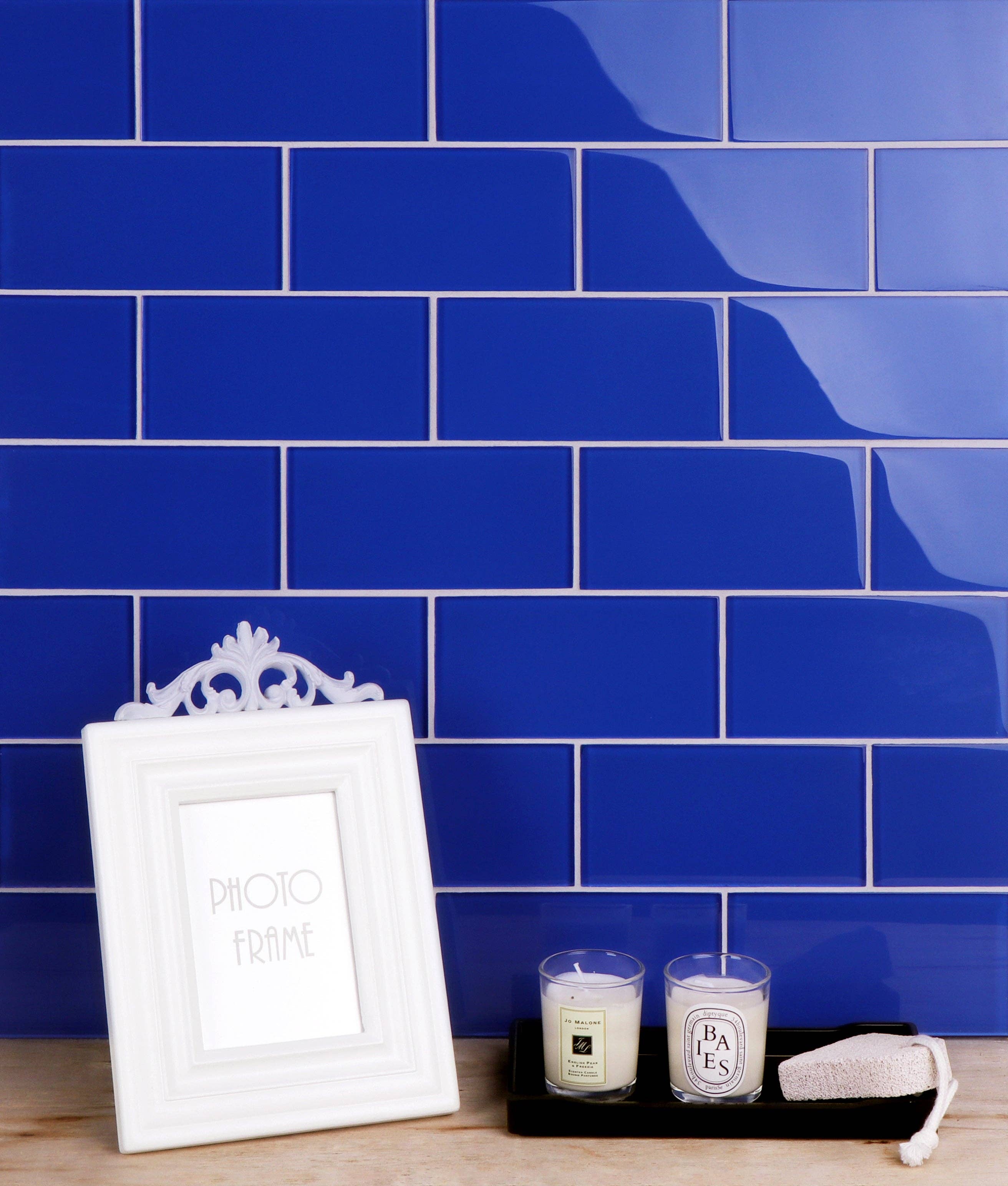 WS Tiles - Vente Carrelages muraux - Carreau de mosaïque en verre de 3" x 6", dosseret pour cuisine et salle de bain - 5 pieds carrés par carton42