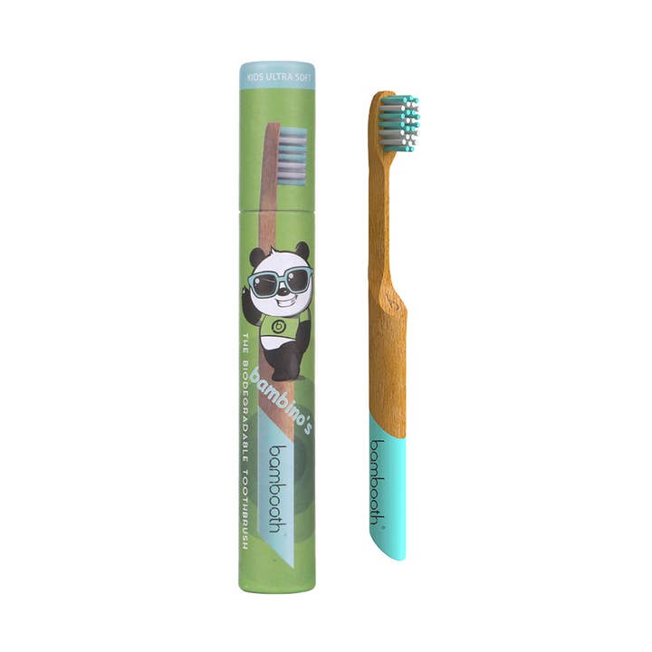 Kids Bamboo Toothbursh - Aqua Marine for wholesale by bambooth