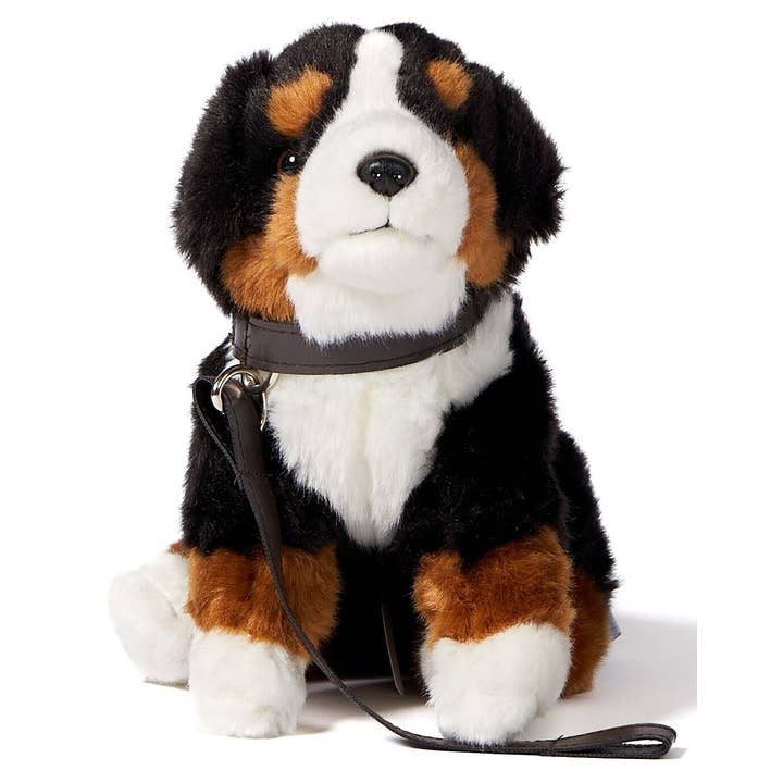 Uni Toys - Wholesale Stuffed/Plush Toy - Kids & Baby - Bernese mountain dog (with leash) with voice - cuddly/plush toy1