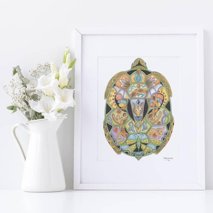 Tortoise Signed Print for wholesale by EarthArt International
