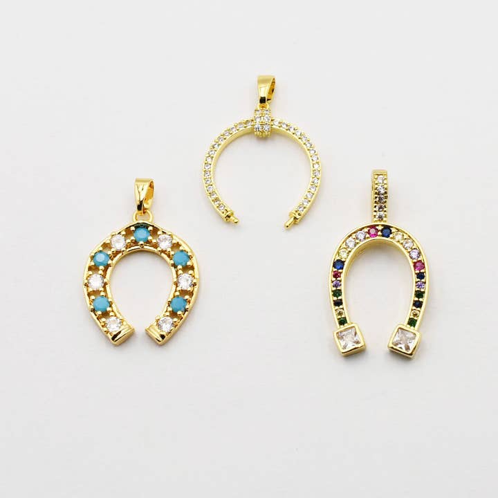 Treasure Jewels Inc. - Wholesale Individual Charm/Pendant - Horseshoe Collection