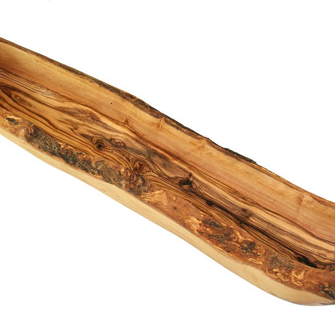 olivenholz-erleben – wholesale Serveringsskål – brödskål ca 40 - 45 cm