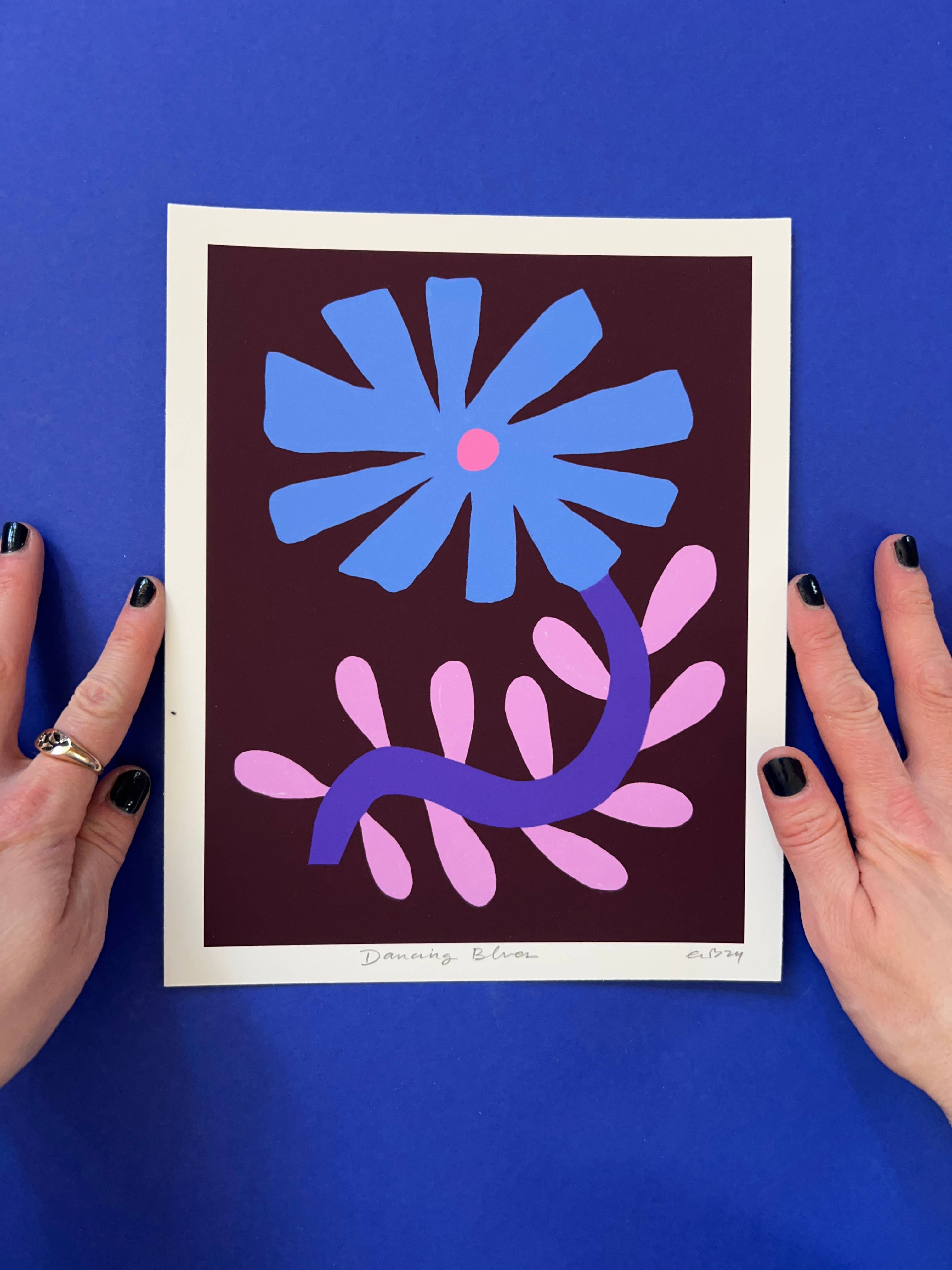 Rare Press - Wholesale Art Print - Dancing Blues Giclée Print1