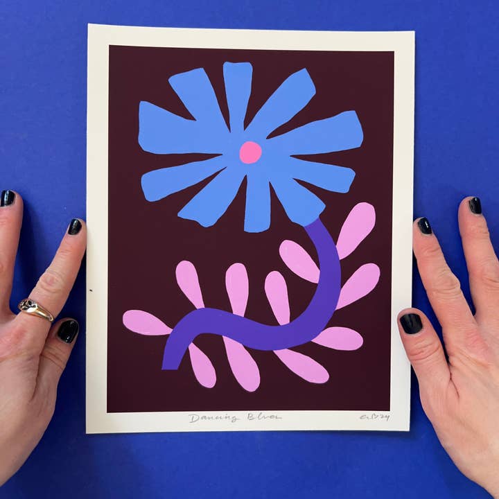 Rare Press - Wholesale Art Print - Dancing Blues Giclée Print1