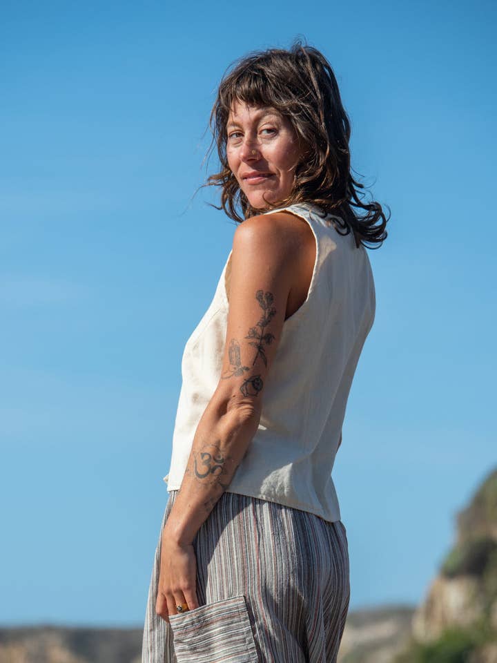 Zig Zag Asian Collection - Wholesale Shirt - Women's - Button Down Kurta Vest Top4