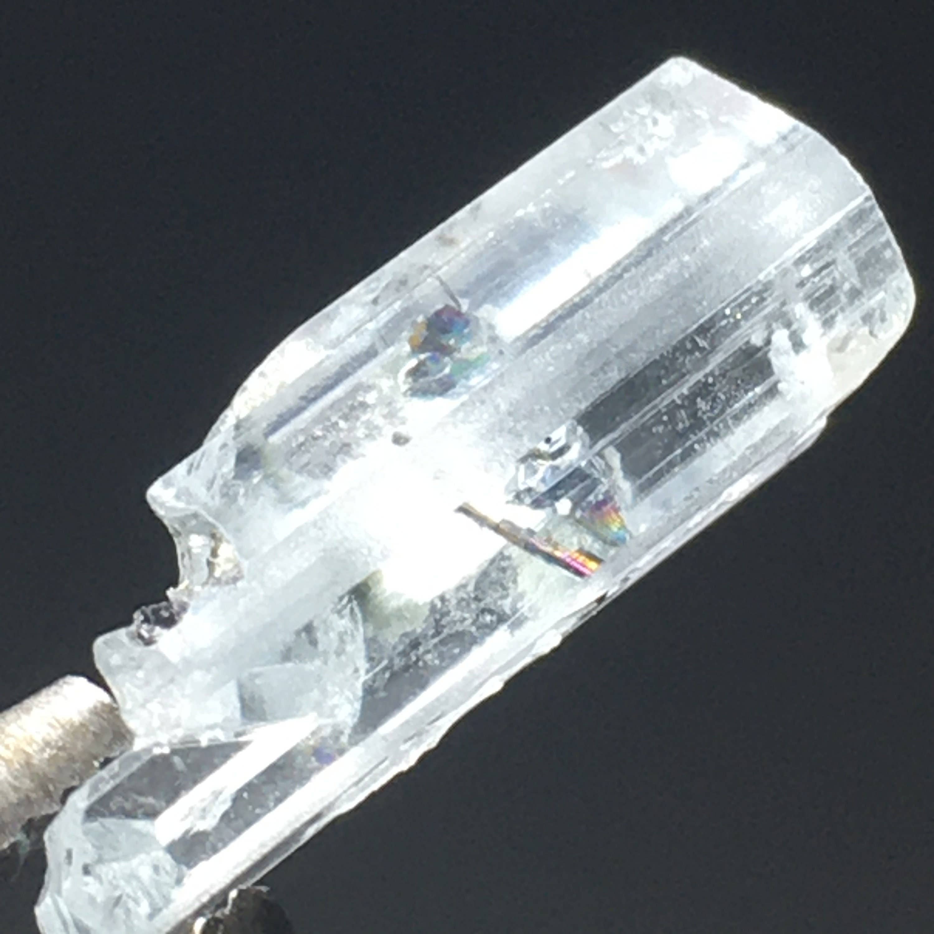 Wildheart Crystals - Wholesale Spiritual Stone/Crystal - Terminated Gem Aquamarine with Black Tourmaline 7.2ct2
