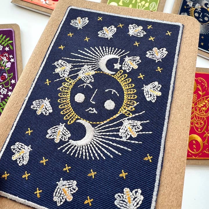 Rikrack - Wholesale Notebook - Moonglow Embroidery Pocket Notebook1