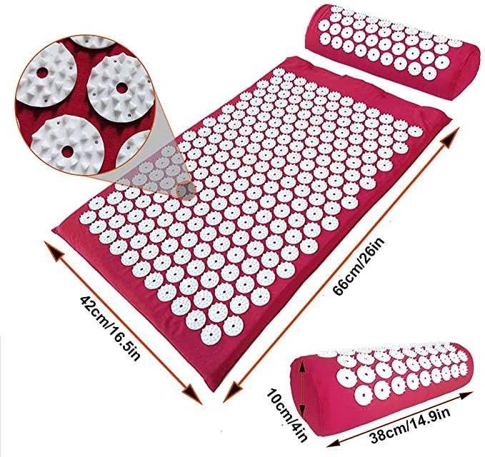  Pack Mix Match Colors  Acupuncture Mattress Mat Back Pain Relief and Neck Pain Reli for wholesale on Faire2