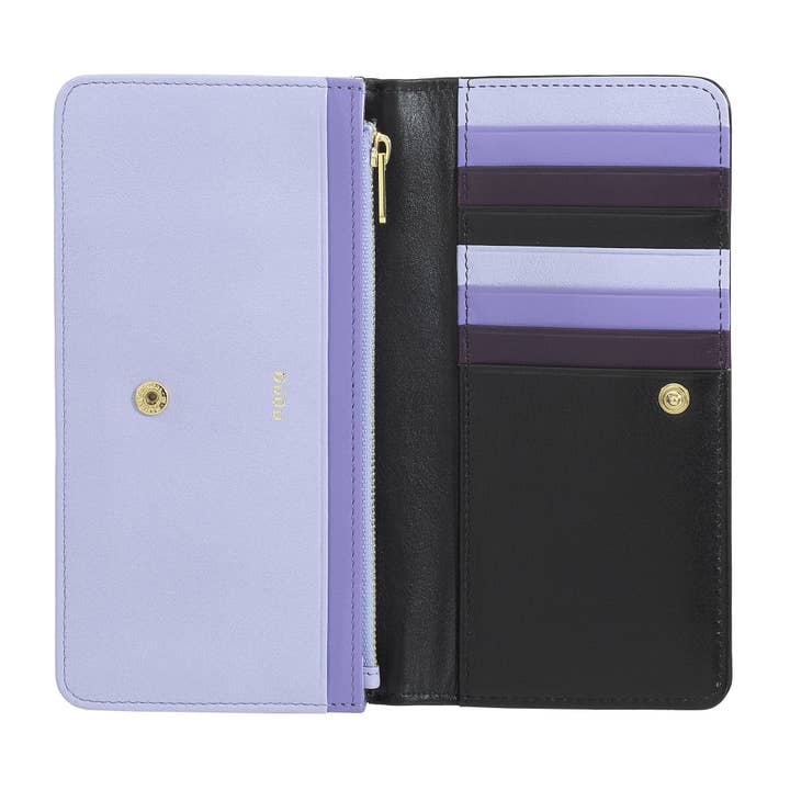Dudu Dame Læderpung Kreditkortholdere Lavendel for engroshandel hos dudu
