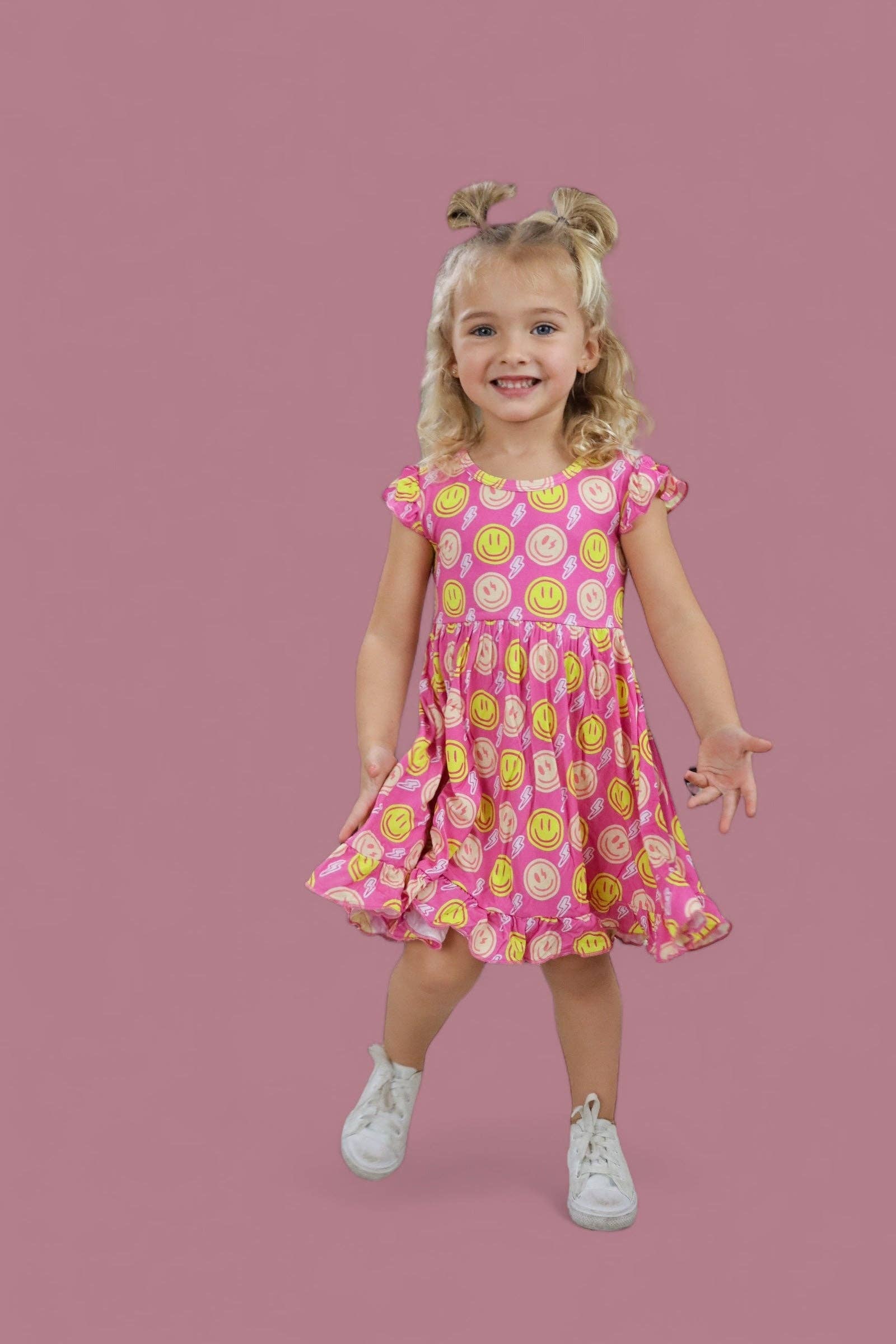 Dream Big Little Co. - Wholesale Dress - Kids - RADIANT SMILES DREAM RUFFLE DRESS18