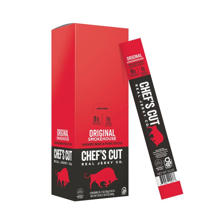 KRAVE & Chef's Cut Real Jerky - Wholesale Jerky - Original Smokehouse Smoked Beef & Pork Sticks