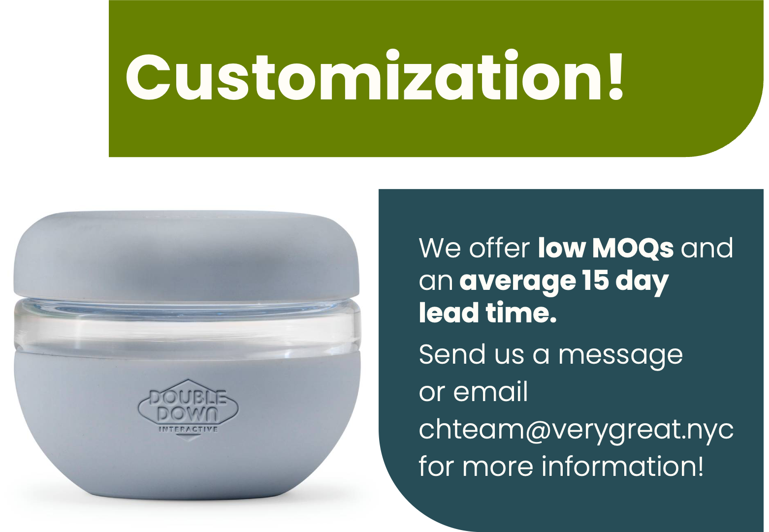 W&P - Vendita all'ingrosso Contenitori per alimenti - Ciotola ermetica con guarnizione in vetro e contenitore17